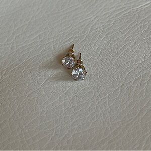 NWOT Big fake diamond stud posts
